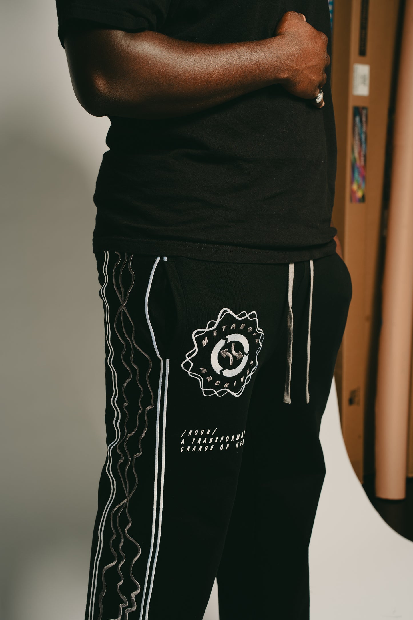 Black Change of Heart Sweatpants