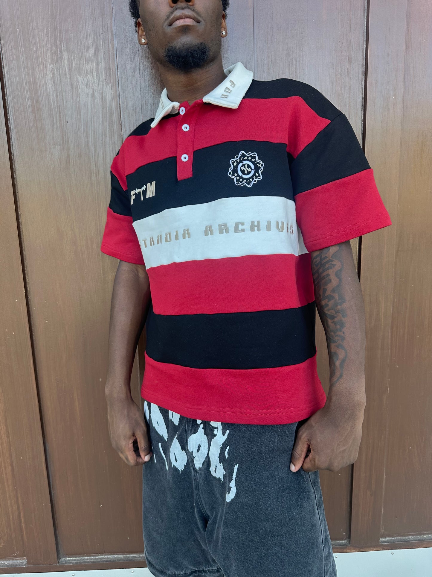 !Red FTM Polo T-Shirt